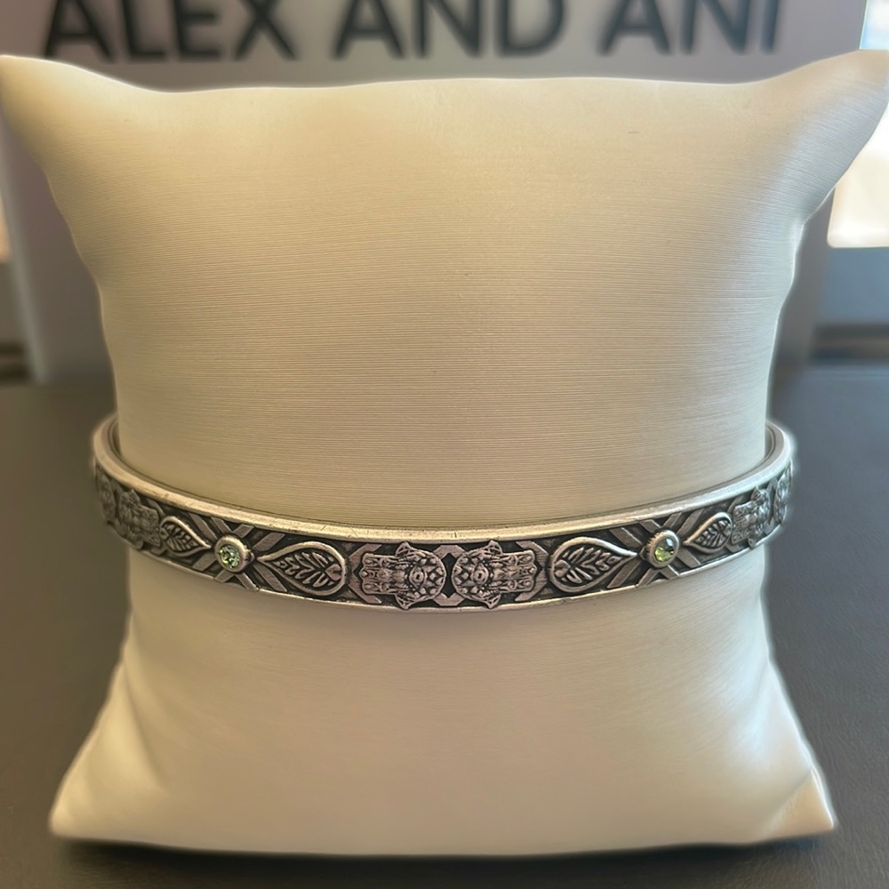 NWT Alex and Ani Hand of Fatima Cuff Bracelet